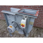 Radiaal ventilator 1,1 KW 1400 RPM, used.